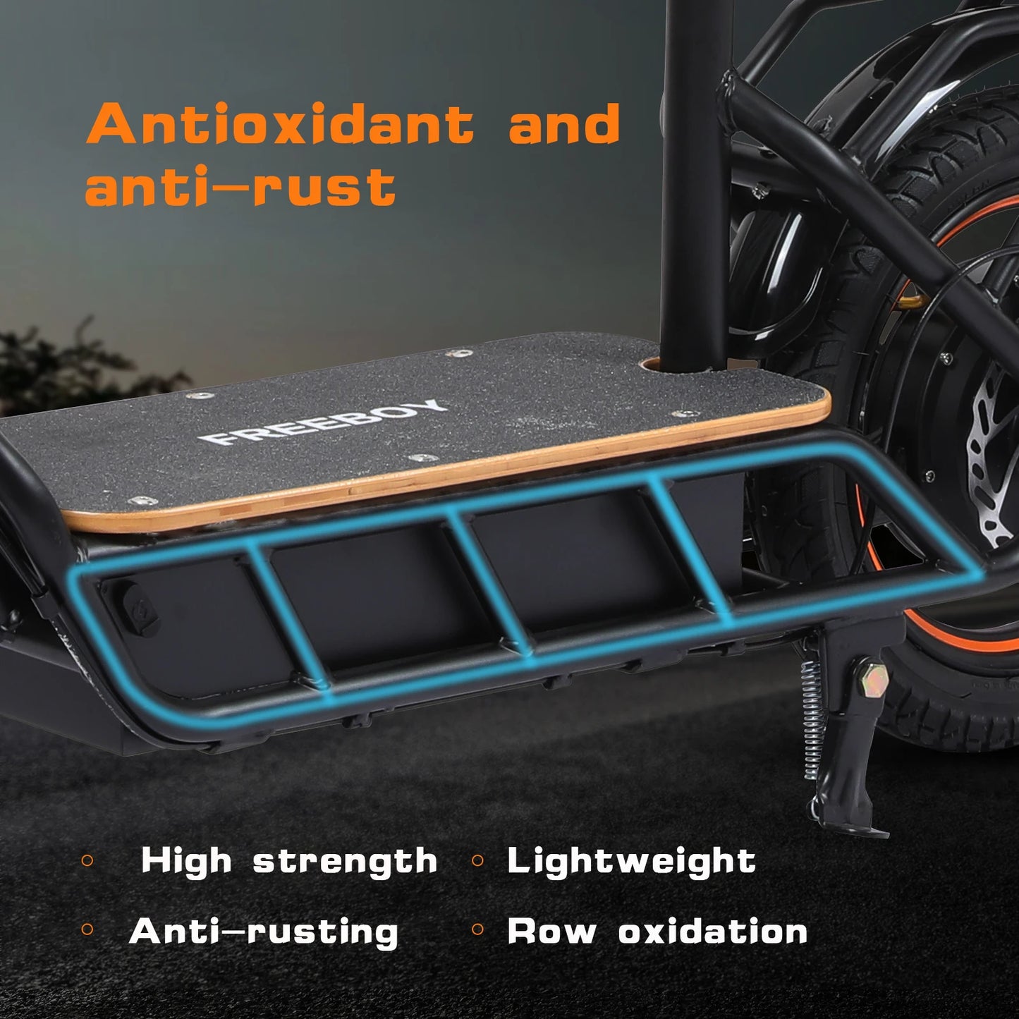 750W Motor 48V 18Ah Battery Electric Scooter for Adults Load 330Lbs Commuter Scooter with Box Urban commuting electric bicycles