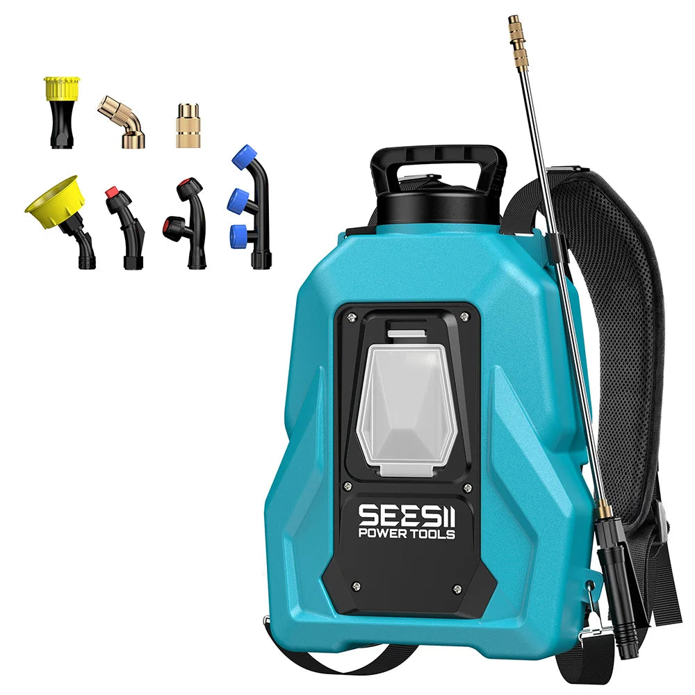 Seesii Electric Lithium Sprayer 100psi 20L High Capacity Yard Lawn Spraying Irrigation Power Tools For Makita 18V Battery Pin
