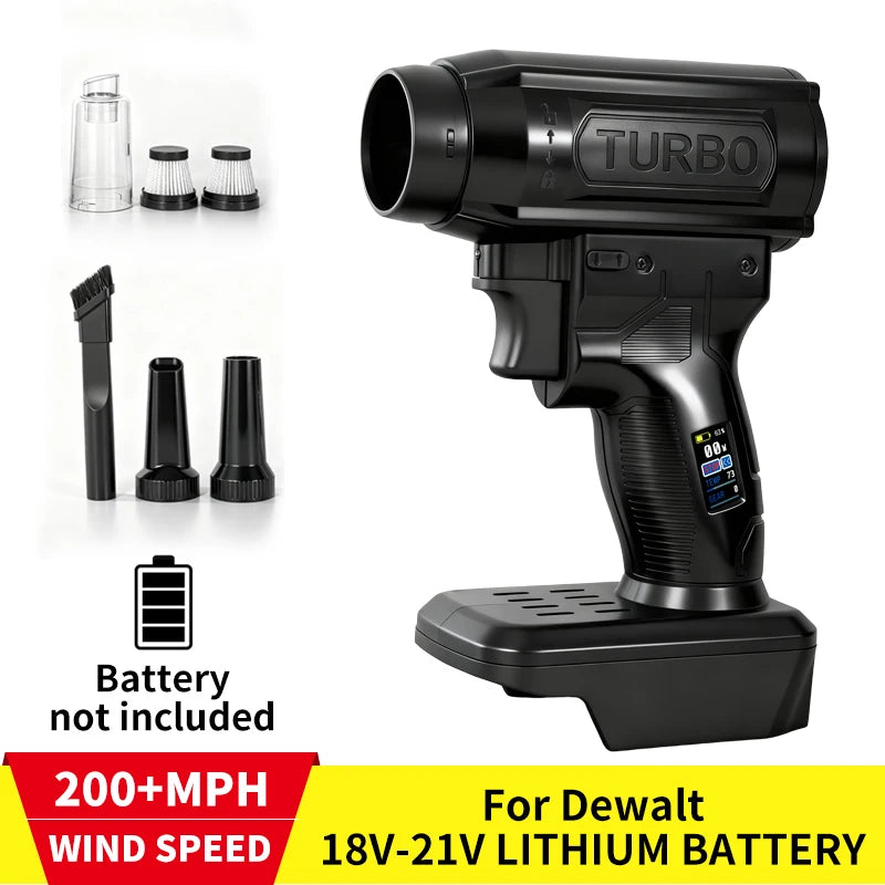 40MM Brushless Powerful Blower Wind Speed 500g Air Duster Turbo FanAirVacuum Cleaner for Car/Keyboard/PC/Home Multi-functiona