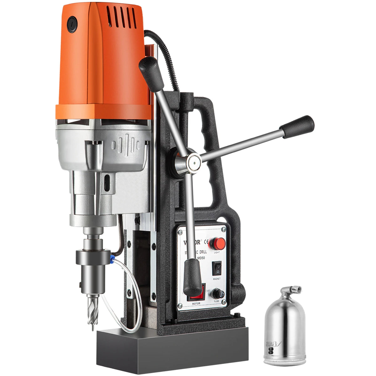 SucceBuy Industrial Magnetic Drill Press Kit With HSS Cutters
