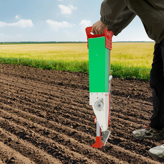 Standing Fertilizer Seeder Handheld Corn Peanut Spreader Adjustable Manual Vegetable Planter Tool for Farm Garden