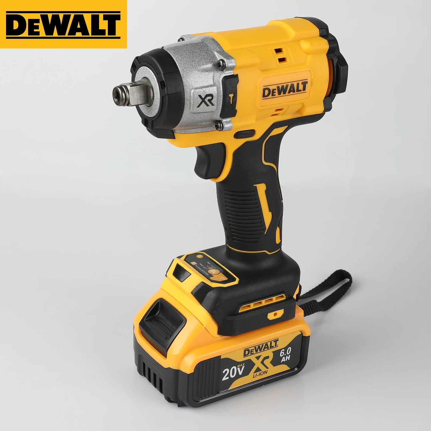 DEWALT 20V DCF922 Brushless Cordless Impact Wrench 406NM LED Light Variable Speed Rechargeable Electric Wrench Tool Only