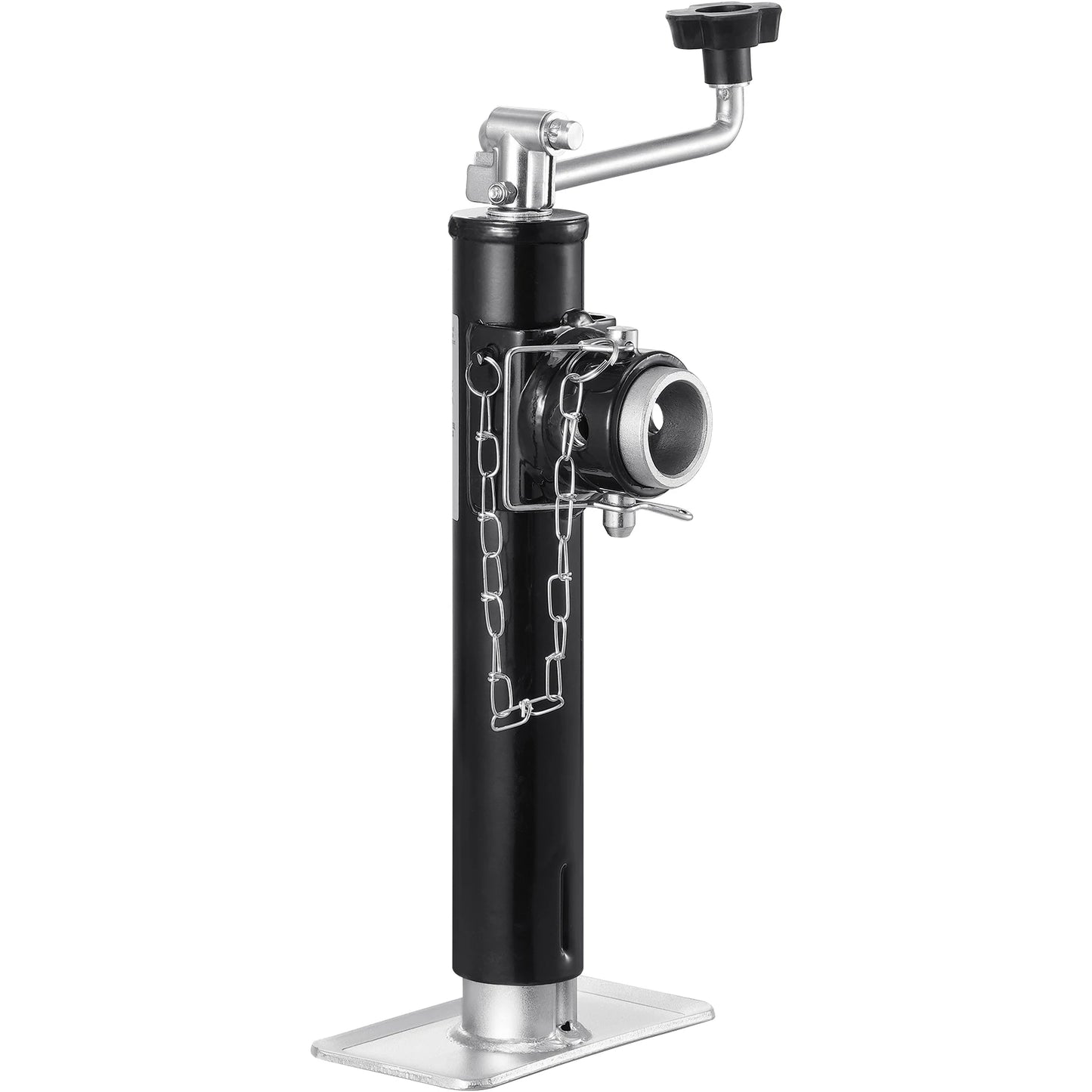 SucceBuy 2000 lbs Trailer Jack Stand 10" Lift Weld-on Pipe-Mount Bracket Support Legs Corner Steady Camper Parts for RV Yacht