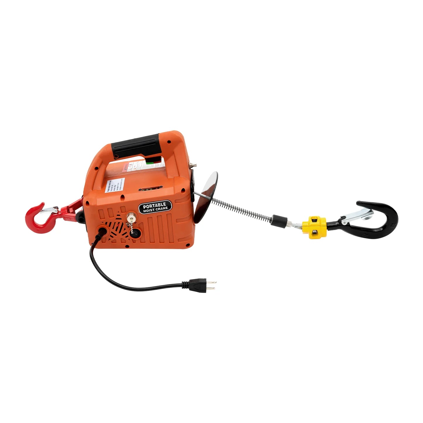 1100Lbs Electric Hoist 110V Electric Winch,Crane Lift Ceiling Pulley Winch with Wire Remote Control,Zinc-Plated Steel Wire Hoist