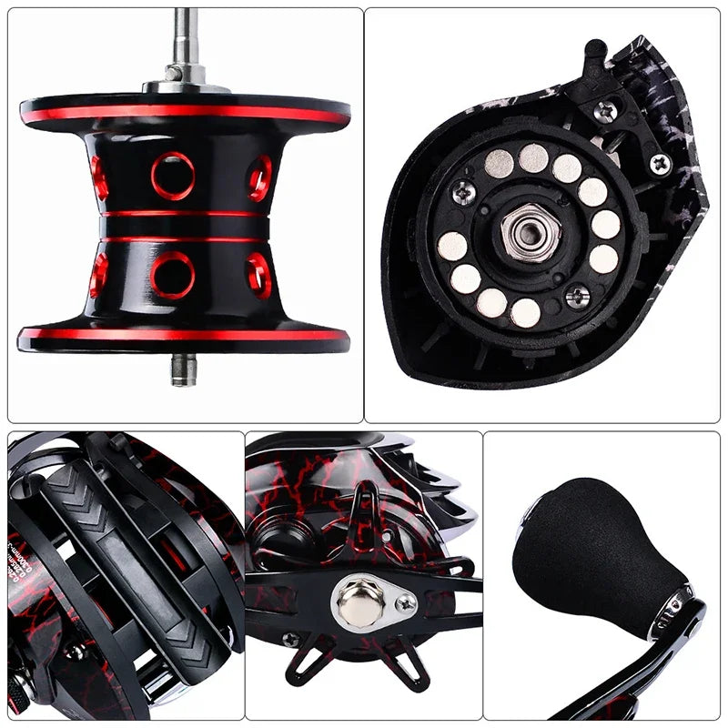 Spinning Reels, 7.1:1 Gear Ratio, 18 +1 BB Light Weight, CNC Spool, Ultra Smooth Powerful, for Freshwater /Ice Fishing