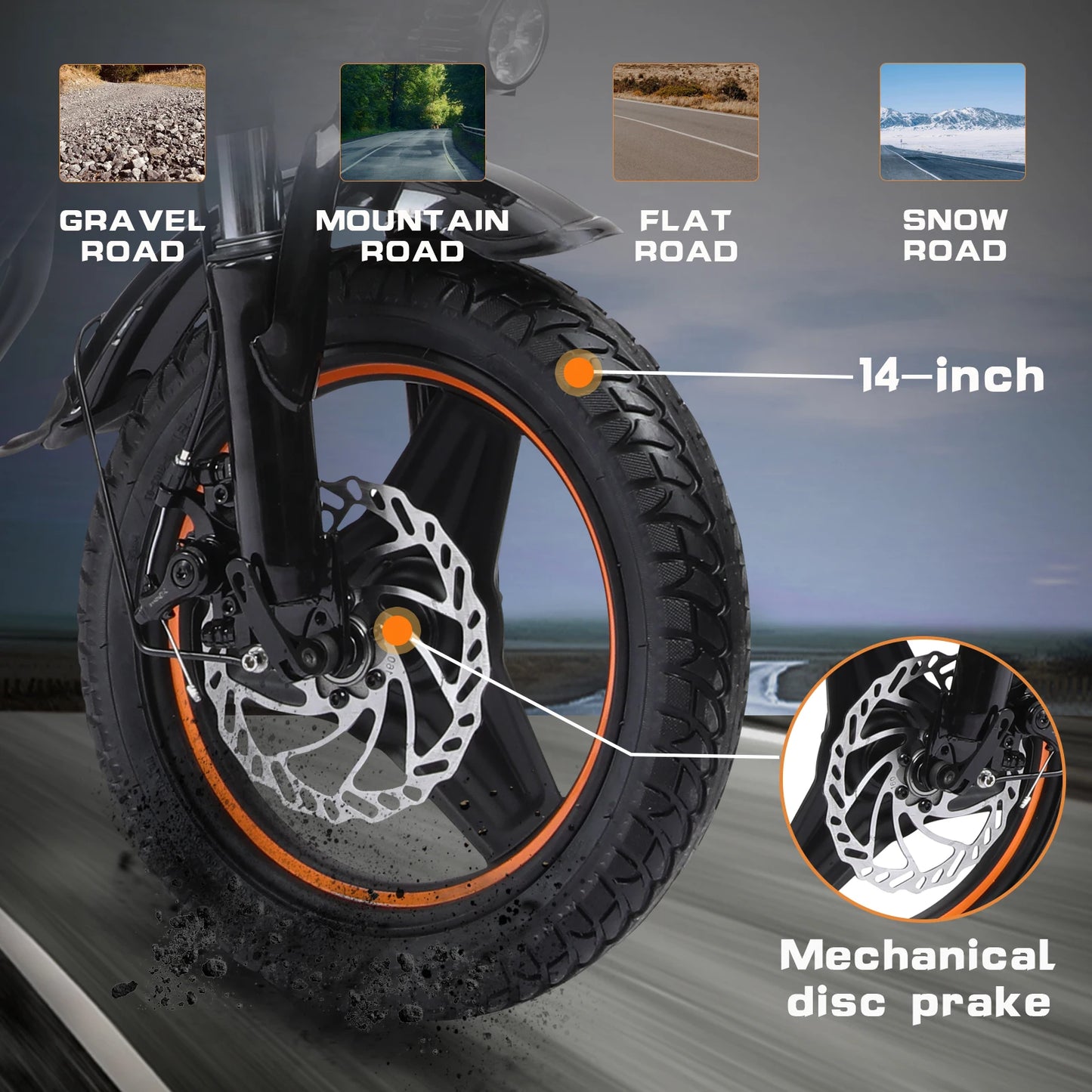 750W Motor 48V 18Ah Battery Electric Scooter for Adults Load 330Lbs Commuter Scooter with Box Urban commuting electric bicycles