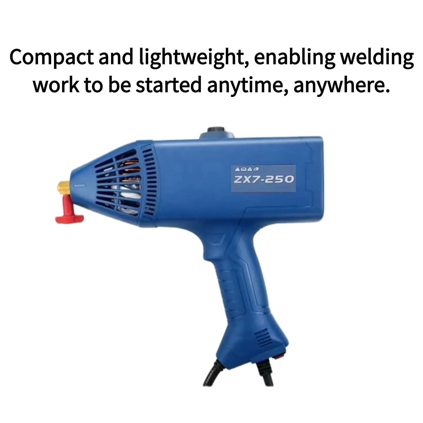 ZX7-250 Handheld Welding Machine 110V US Plug Full Set Accessories Portable One-Hand Operation