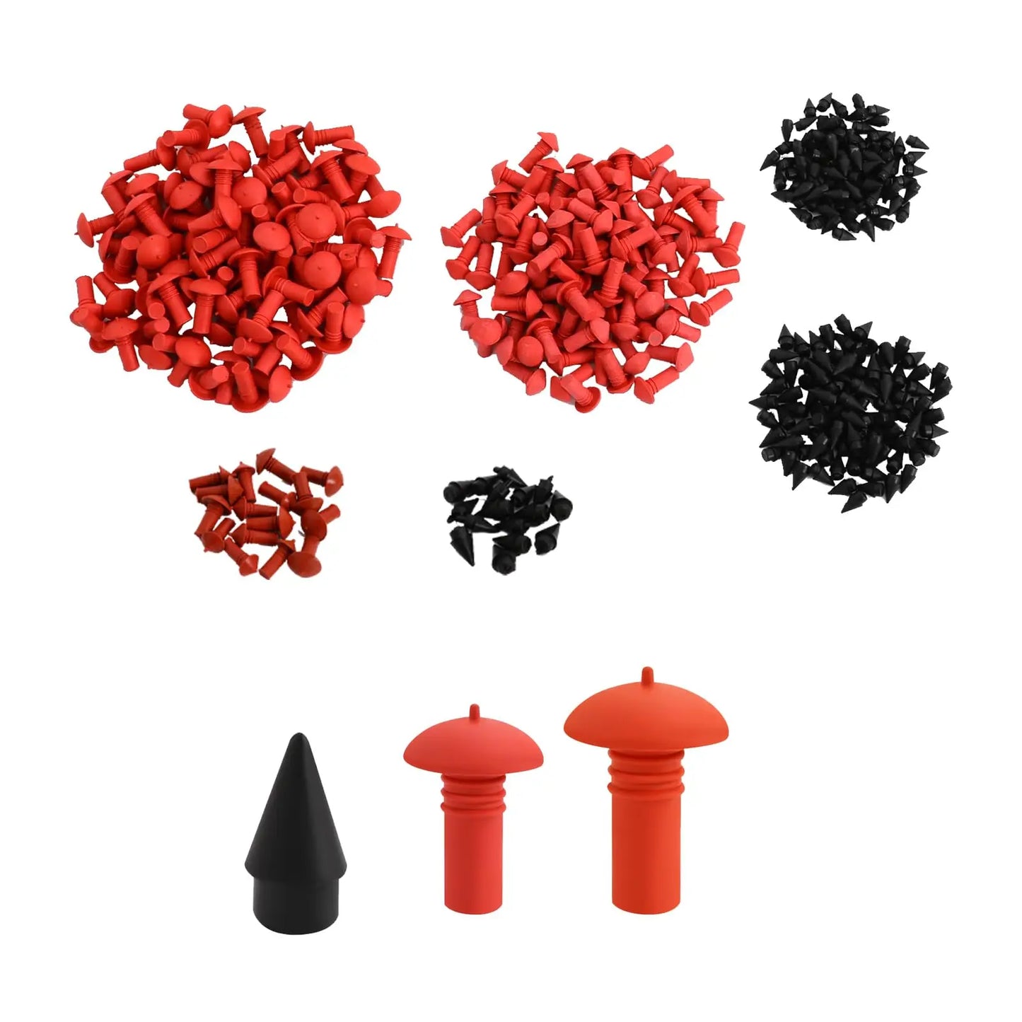 Tire Repair Kit with 85 Mushroom Plugs, Tubeless Tire Puncture Repair Kit Universal Tire Repair Tools for Tire Punctures and Flat Tires