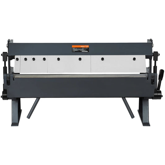 SucceBuy Box and Pan Brake 24Inch/36Inch/ 48Inch 0-130 Degrees Sheet Metal Bending Brake Portable Metal Bender for Metal Bending