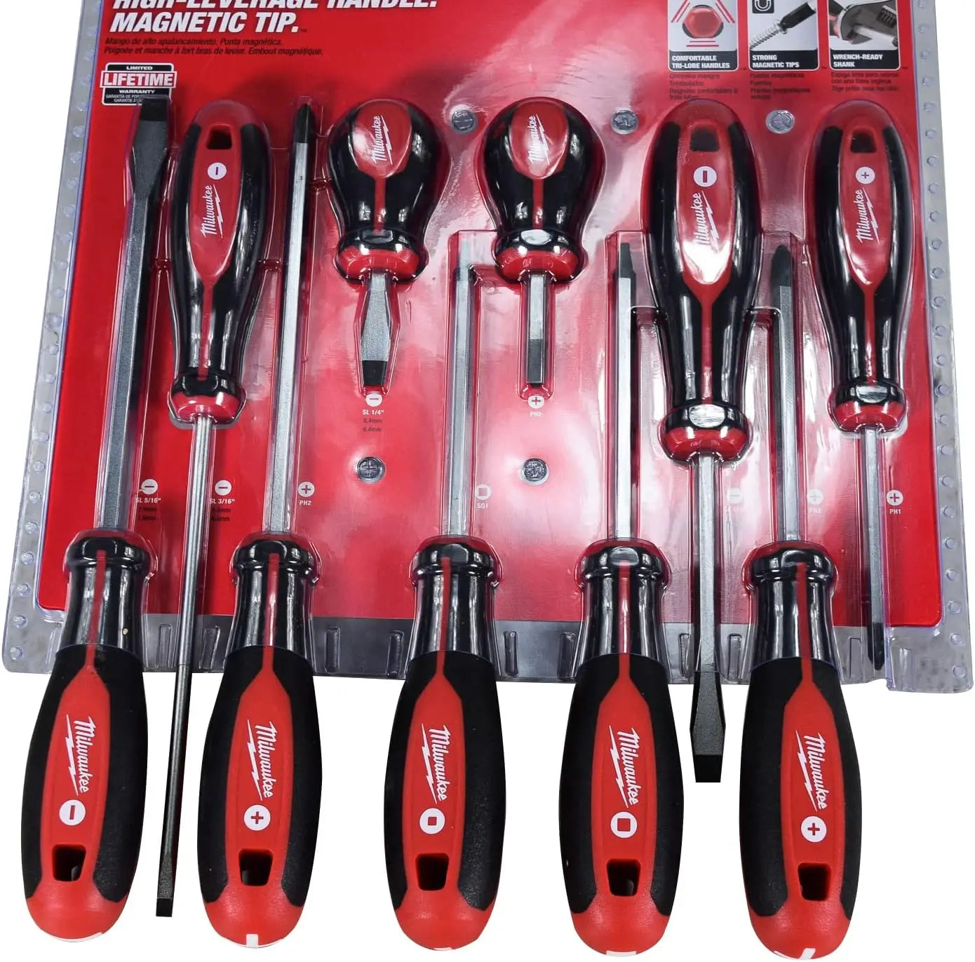 10-Piece Screwdriver Set with Ergonomic Handles for DIY and Professional Use