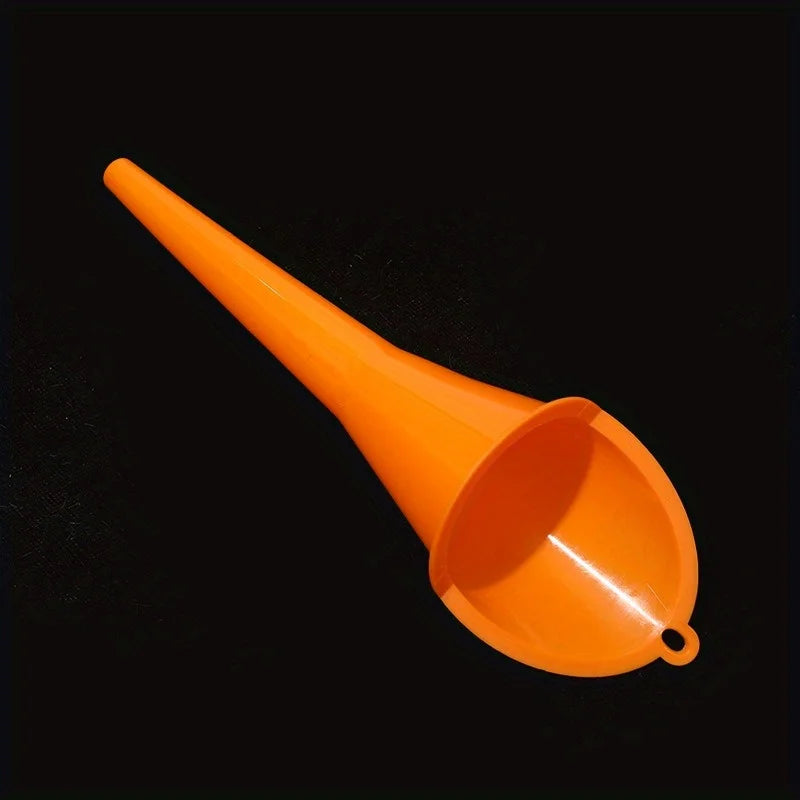 Long Stem Car Fuel Funnel Anti Splash Plastic Gasoline Oil