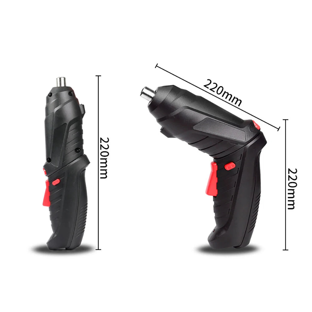 3.6V Electric Screw Driver Rechargeable Household Electric Drill LED Lighting Electric Power Screwdriver Set Portable Power Tool