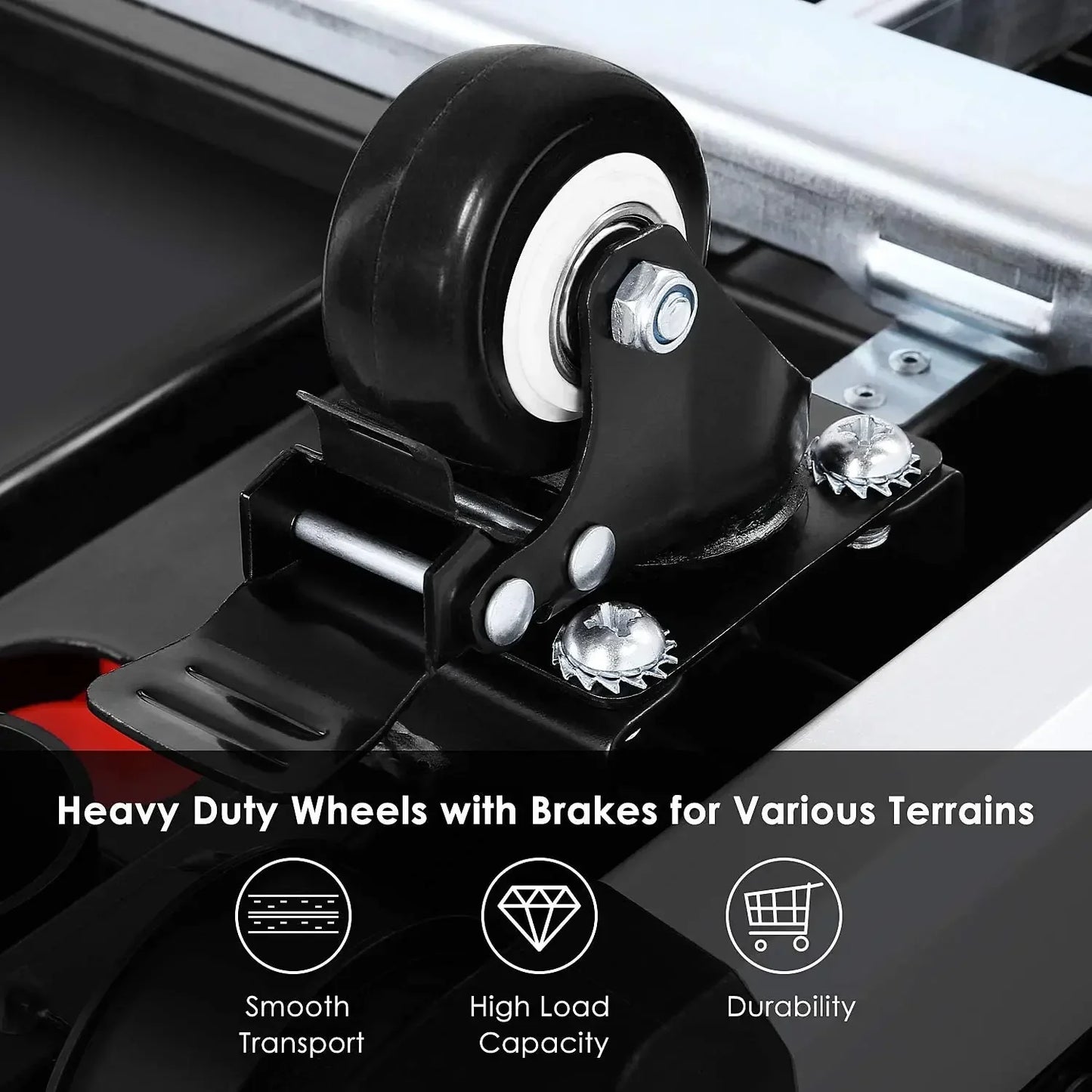 Multifunctional Folding Work Table, 7 in 1 Work Benches for Garage Car Creeper, Portable Workbench, Sawhorse, Scaffold, Platform
