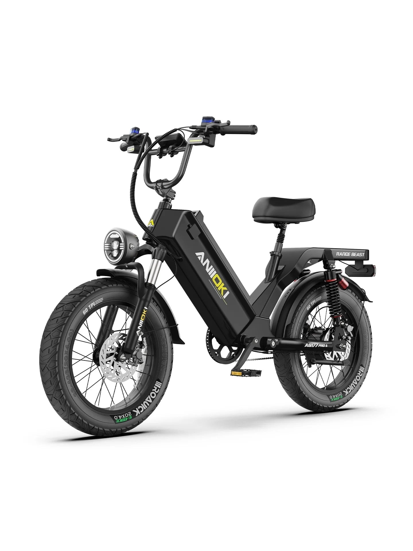 Aniioki E-Bike 2800 Dual Motor Electric Bike 52V 70AH AQ177 Pro Max Electric Bicycle Adult E-Bike