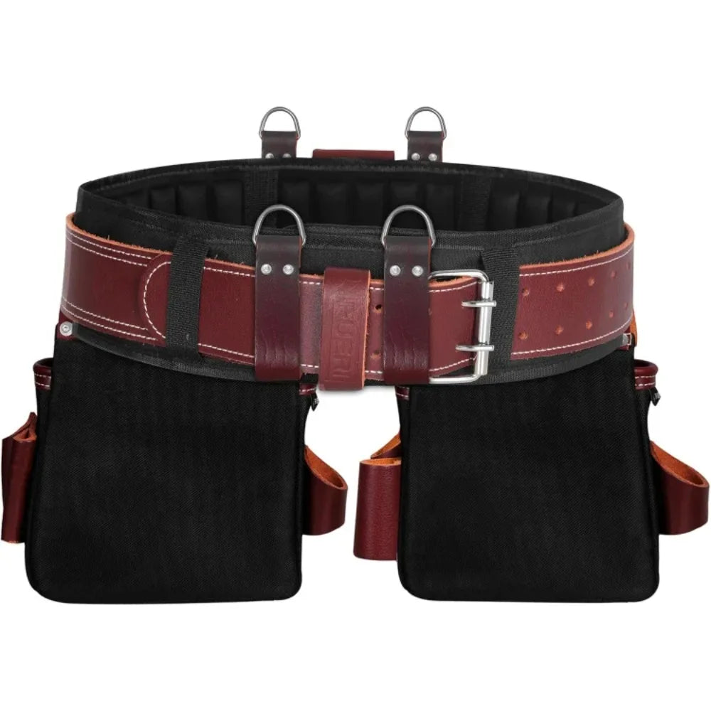 Tool Belt Men Heavy Duty 26 Pocket Tools Bags Pouches Holder Organizer for Carpenter Construction Electrician Framer Nylon