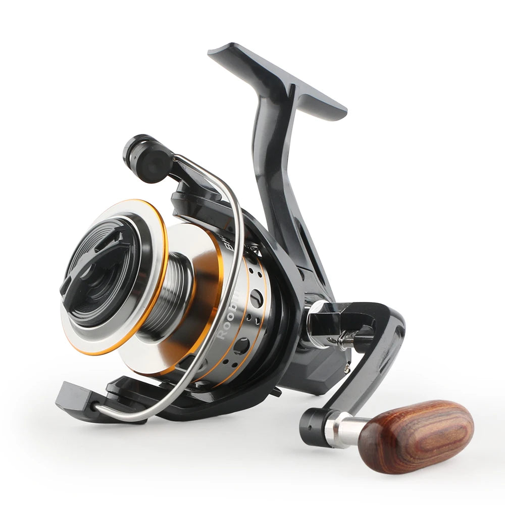 Rooblinos BK Real 4+1BB Ultralight Max Drag Fishing Reel Fishing Wheel Handle Carp Fishing Reel Saltwater Freshwater Fish