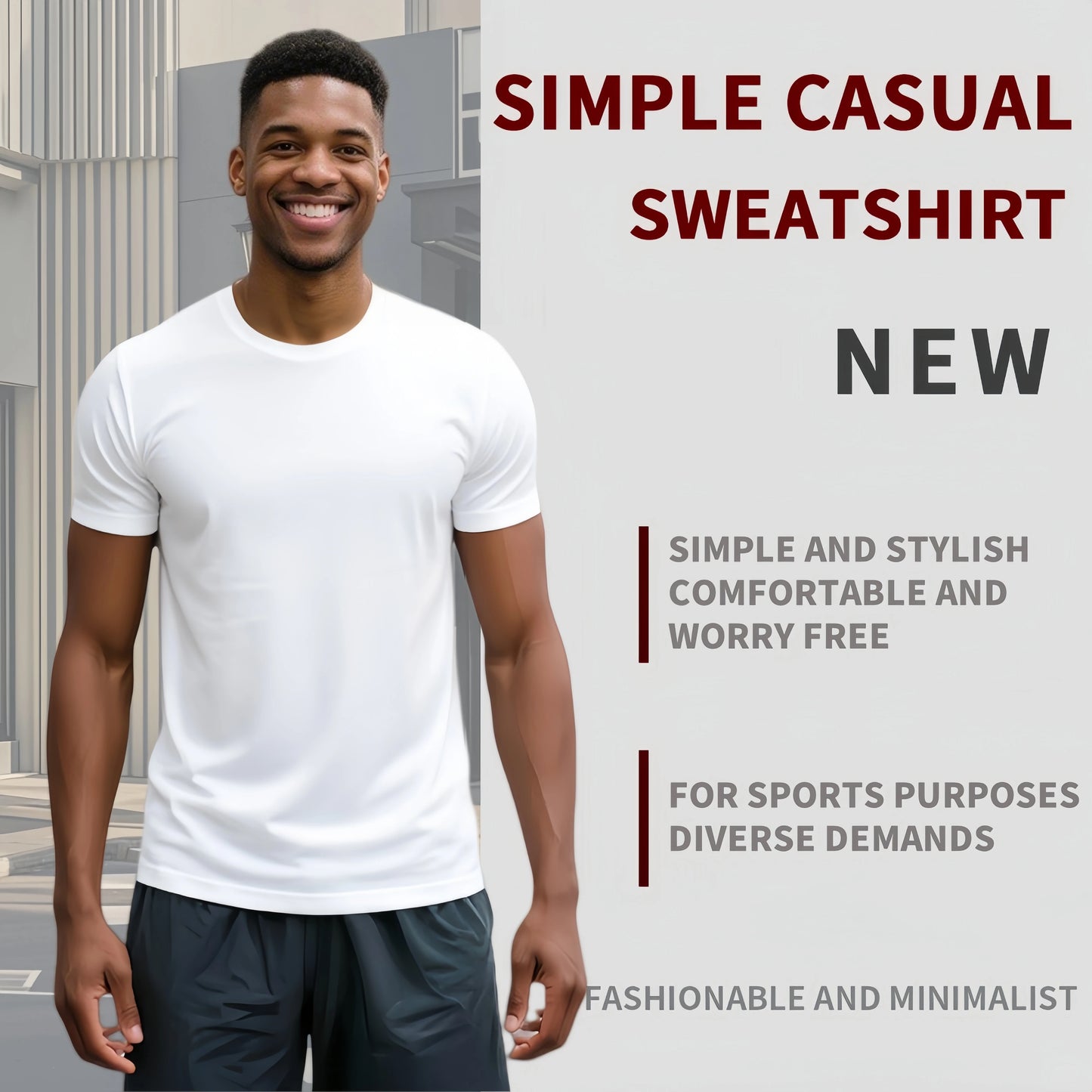 10Pieces Of Men's Sports Round Neck Short Sleeves,Applicable To Golf,Fishing,Rockbros,Electric Scooter,Camping Equipment,Bicycle