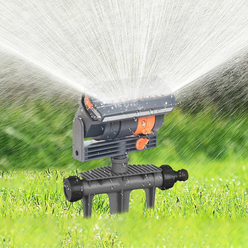 Oscillating Sprinkler Automatic Garden Sprinkler Adjustable Flow Lawn Swing Sprinkler Garden Sprayer for Plants Grasses Flowers