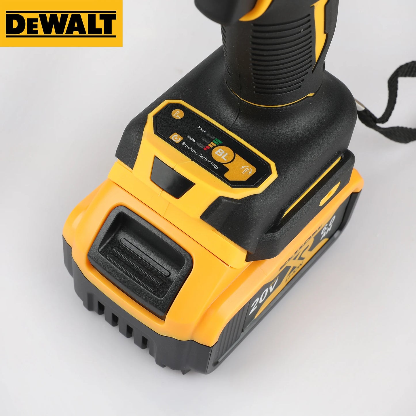 DEWALT 20V DCF922 Brushless Cordless Impact Wrench 406NM LED Light Variable Speed Rechargeable Electric Wrench Tool Only