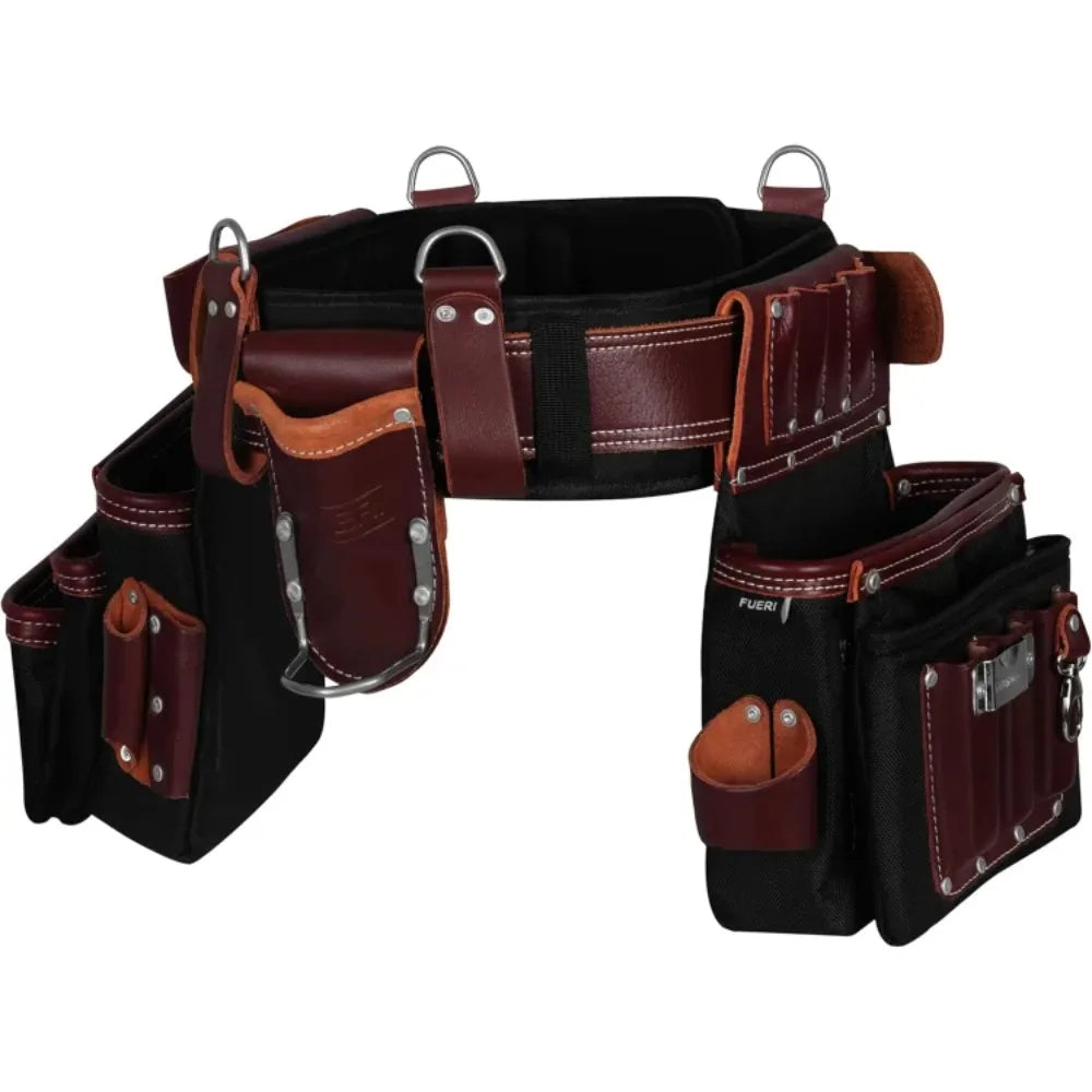 Tool Belt Men Heavy Duty 26 Pocket Tools Bags Pouches Holder Organizer for Carpenter Construction Electrician Framer Nylon