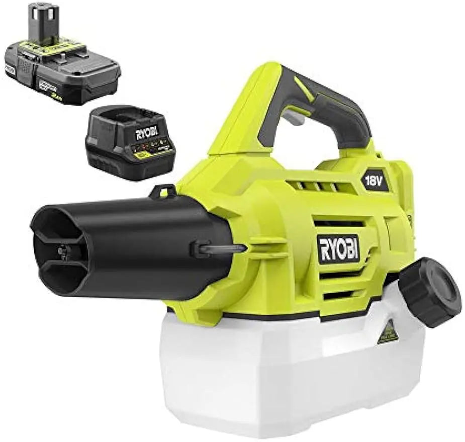 18V Cordless Mister with 2.0Ah Battery & Charger, Lightweight Portable Fogger for Garden Care