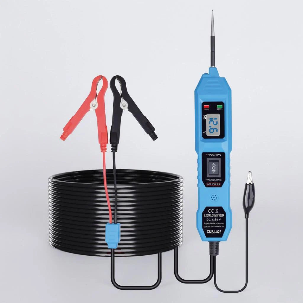 Car Circuit Tester Diagnostic Tool with LCD Display Power Probe Kit Multifunctional Automotive Electrical System Tester