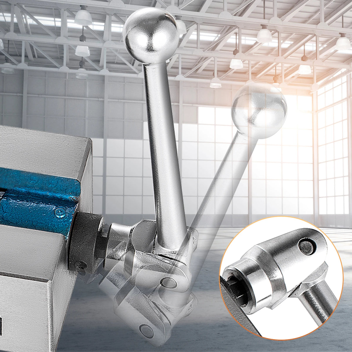 SucceBuy Milling Machine Bench Vise With 19KN Clamping Force