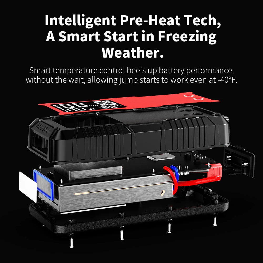 GOOLOO 4000A Jump Starter 12V Car Battery Booster 24000mAh PD100W