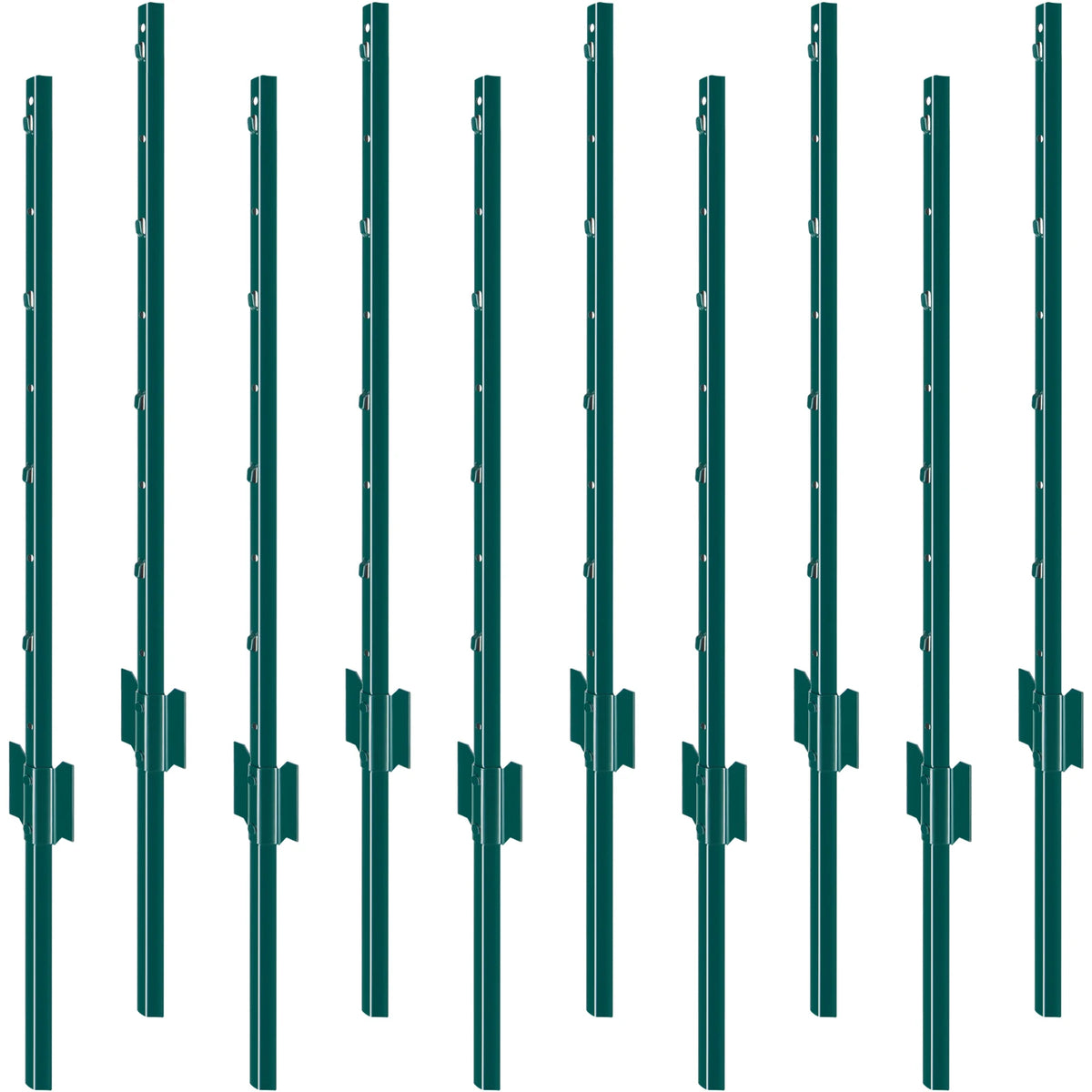 SucceBuy Heavy Duty Steel T-Post Stakes for Garden and Farm Fencing