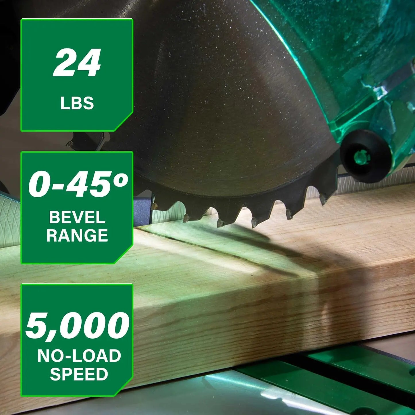 10-Inch Single Bevel Compound Miter Saw, 15-Amp Power with Xact Cut Shadow Line, Precision Angles, Lightweight Design