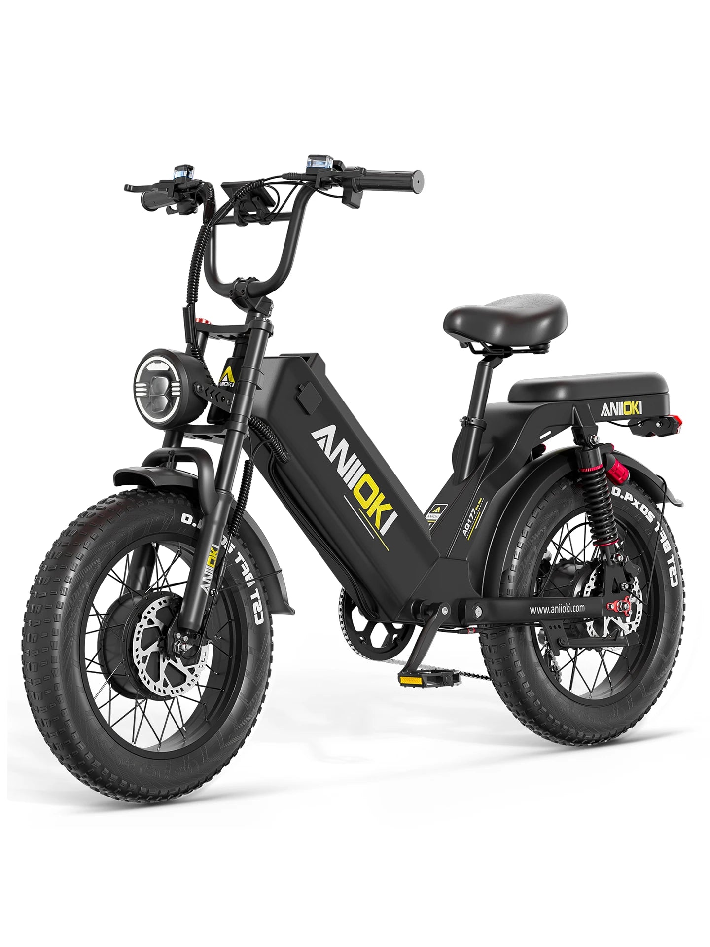 Aniioki E-Bike 2800 Dual Motor Electric Bike 52V 70AH AQ177 Pro Max Electric Bicycle Adult E-Bike