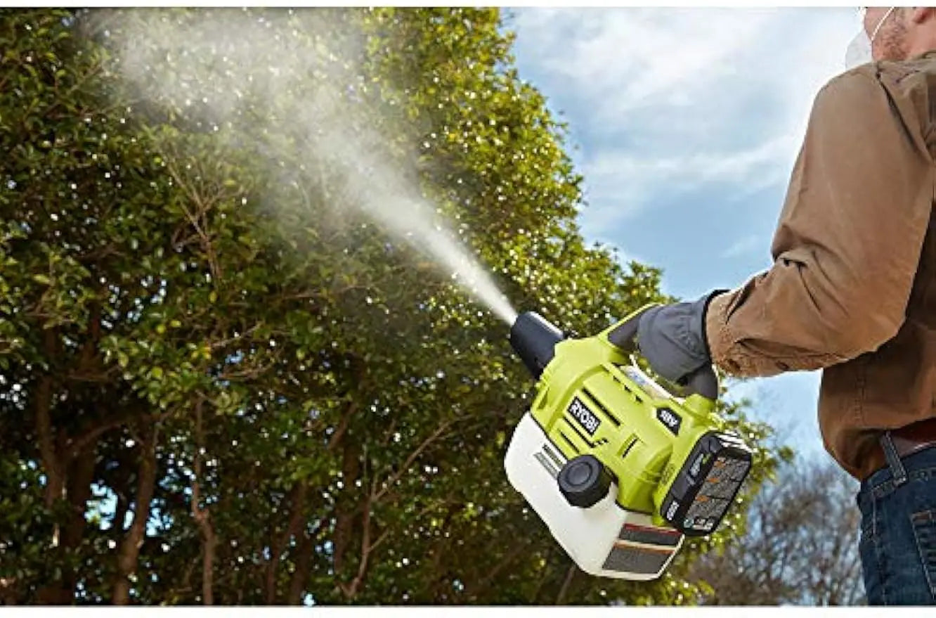 18V Cordless Mister with 2.0Ah Battery & Charger, Lightweight Portable Fogger for Garden Care