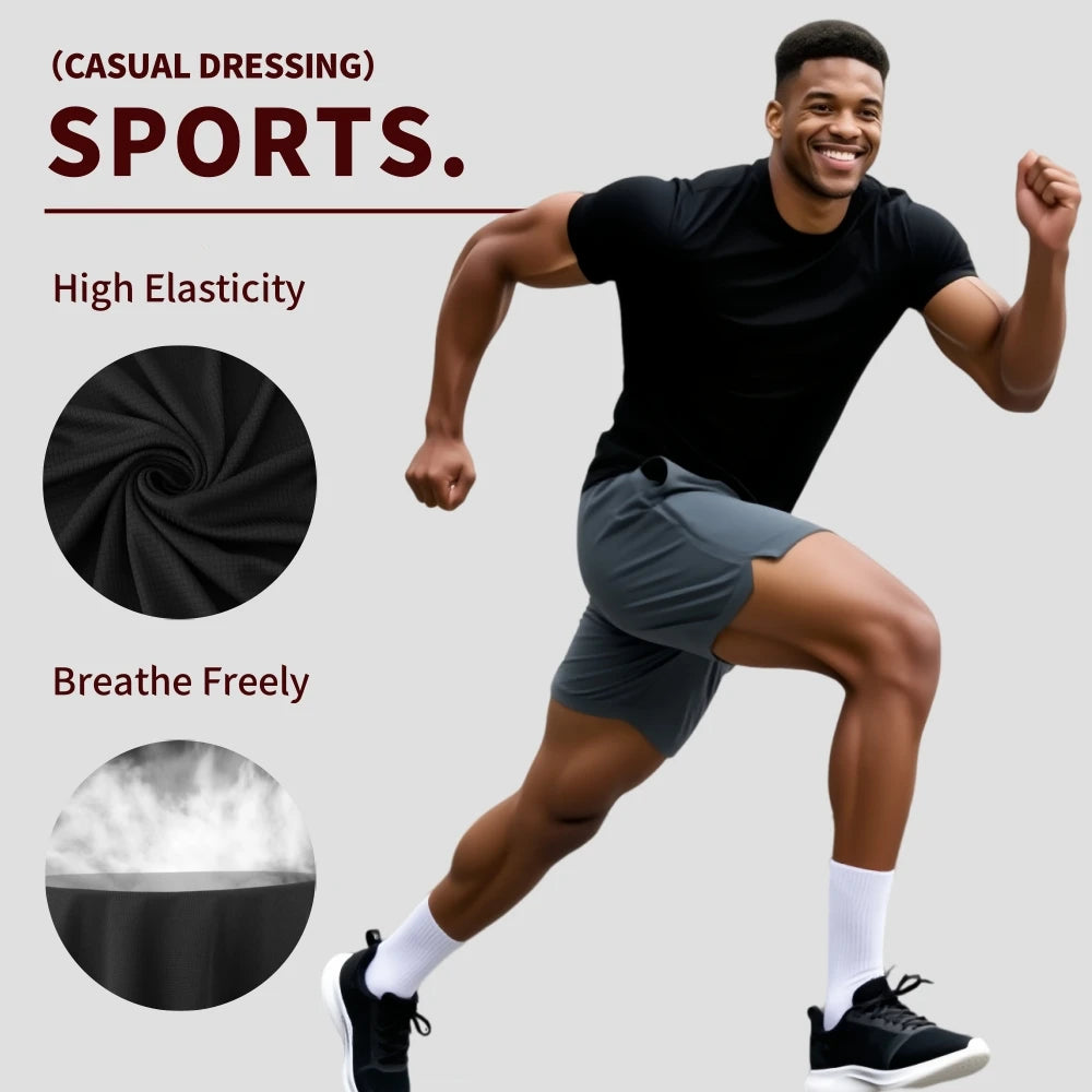 10Pieces Of Men's Sports Round Neck Short Sleeves,Applicable To Golf,Fishing,Rockbros,Electric Scooter,Camping Equipment,Bicycle