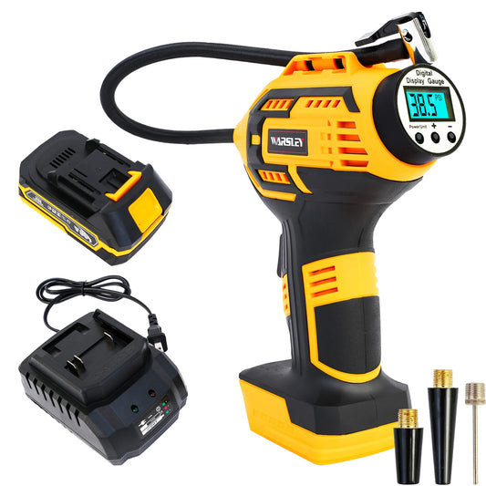 20V Portable Car Tire Inflator Pump With Digital Display