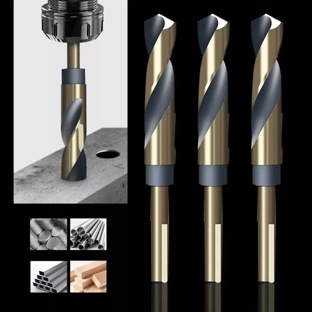HSS Cobalt Silver And Deming Drill Bits Set Large Size 9/16inch To 1inch M2 High Speed Steel Multifunction Tool Accessories