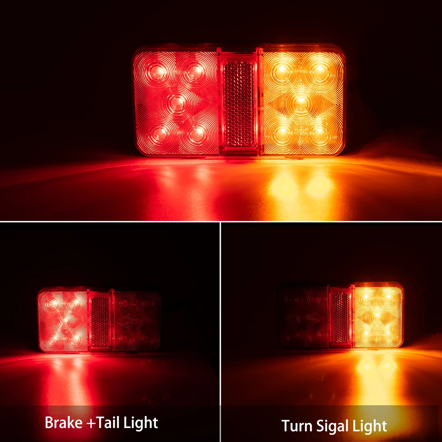 XUKEY 2-Pack LED Trailer Tail Lights