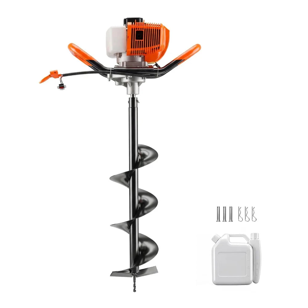 Gas Powered Earth Auger for Post Hole Digging and Landscaping