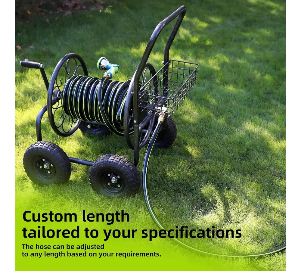 50ft Flexible Garden Hose No Kink Leakproof Lightweight PVC Water Pipe for Yard Household