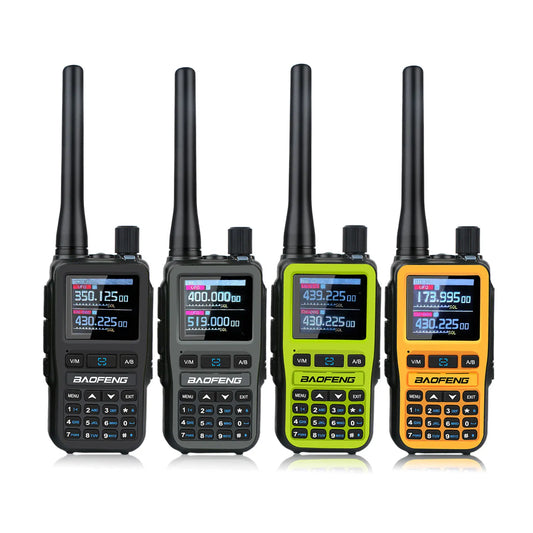 2PCS/Pack Baofeng UV-5R Mini Dual Band Dual PTT Walkie Talkie 5RMINI Air Band Rx 5W Compact  VOX FM Amateur Radio Type-C Charge