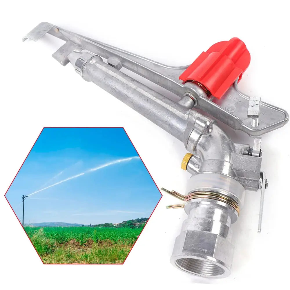 2" Agriculture Irrigation Spray Gun Sprinkler Large-Area 360 °   Adjustable Water Watering Sprinkler Spray Gun Large-Area Garden Ir