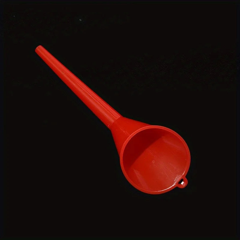 Long Stem Car Fuel Funnel Anti Splash Plastic Gasoline Oil