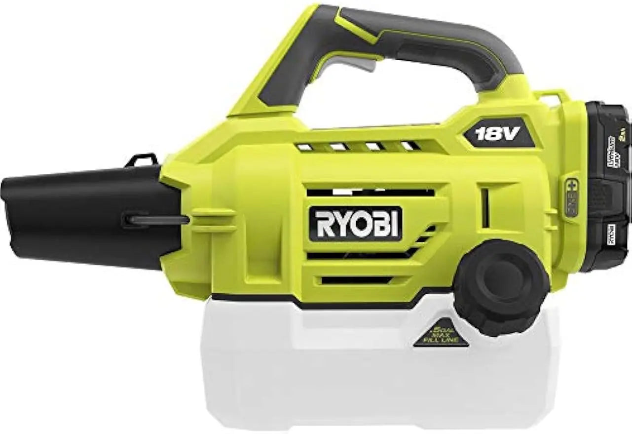 18V Cordless Mister with 2.0Ah Battery & Charger, Lightweight Portable Fogger for Garden Care