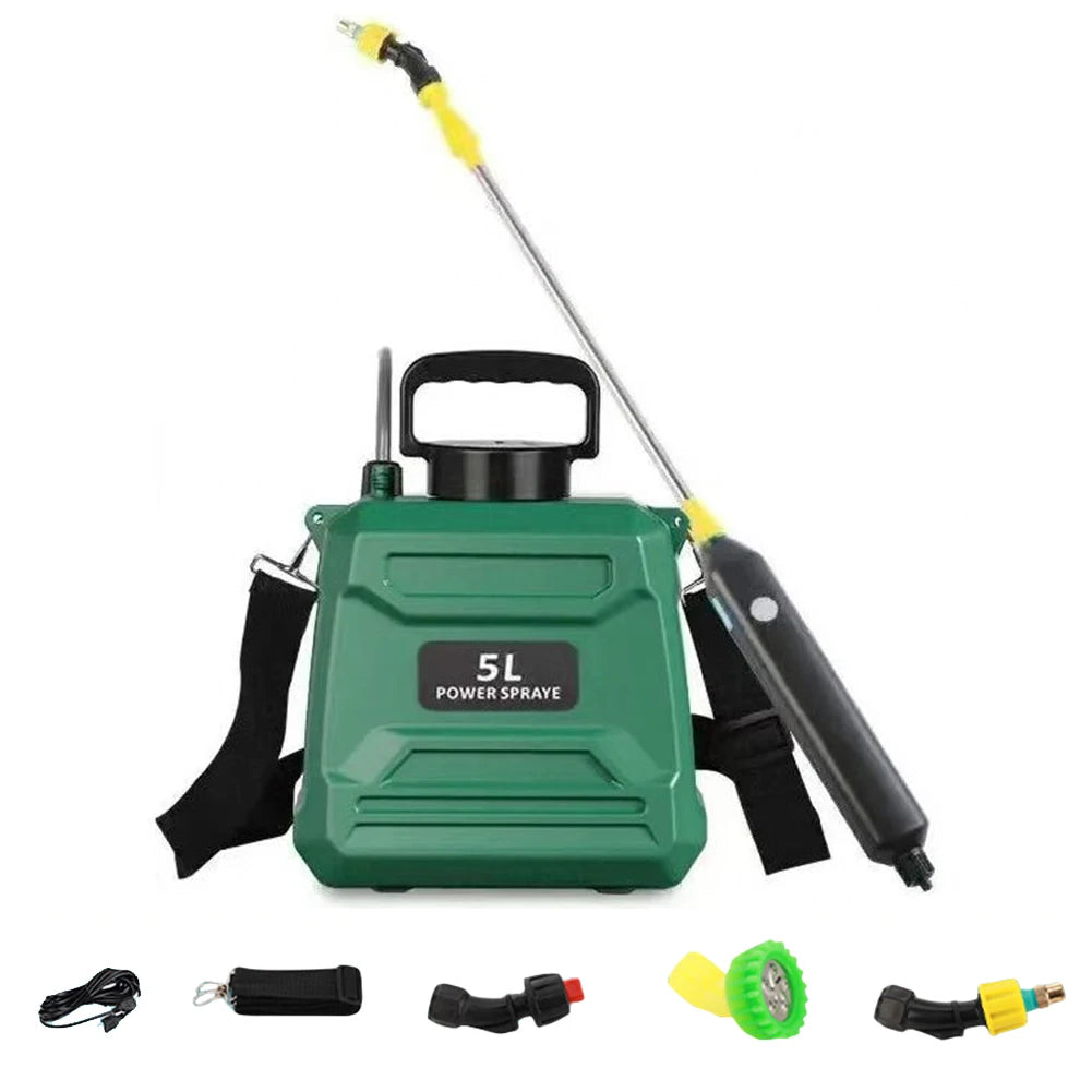 5L Shoulder Pesticide Sprayer Automatic Sprayer Bottle Multi-Function Garden Water Sprayer Lawn Sprinkler for Lawn Garden Weed