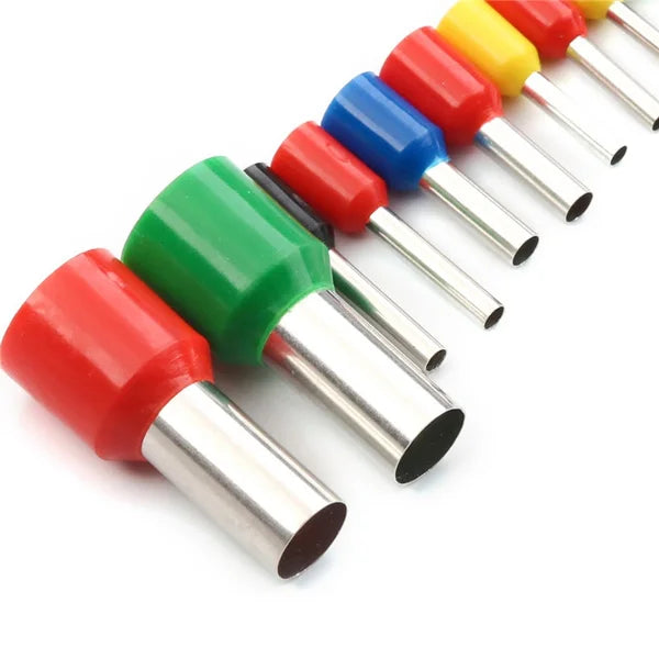 400-2120 Pcs Insulated Cord Pin End Terminal Bootlace Ferrules Kit Electrical Wire Copper Set VE Tubular Crimp Terminals Kit