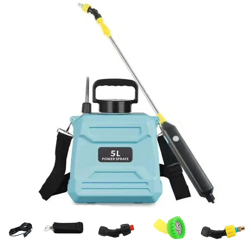 5L Shoulder Pesticide Sprayer Automatic Sprayer Bottle Multi-Function Garden Water Sprayer Lawn Sprinkler for Lawn Garden Weed