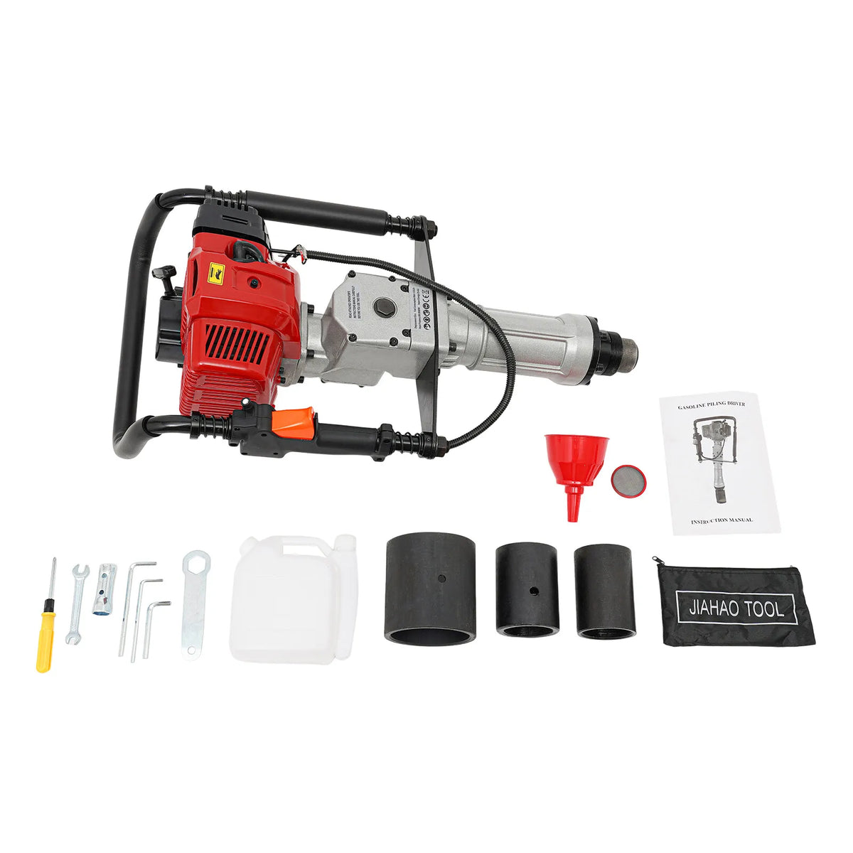 Gasoline Powered Pile Driver Two Stroke Engine for Fencing Construction