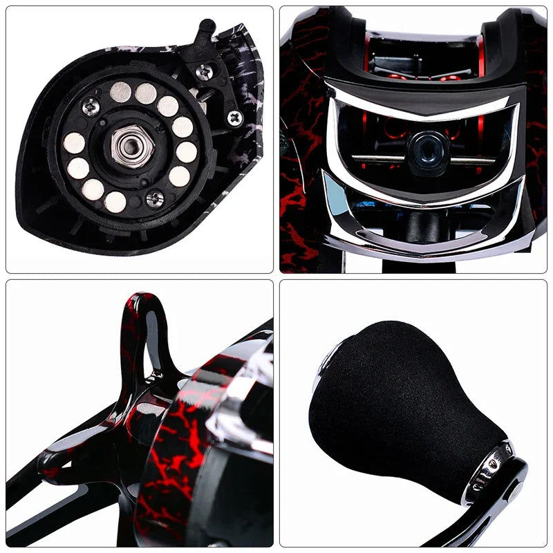 Spinning Reels, 7.1:1 Gear Ratio, 18 +1 BB Light Weight, CNC Spool, Ultra Smooth Powerful, for Freshwater /Ice Fishing