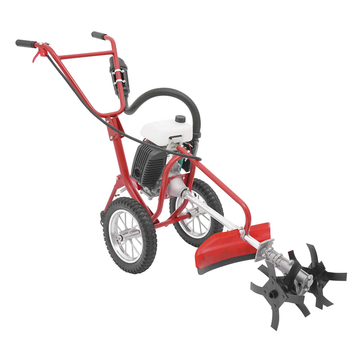 CNCEST Gasoline Garden Cultivator Tiller for Weeding and Soil Preparation