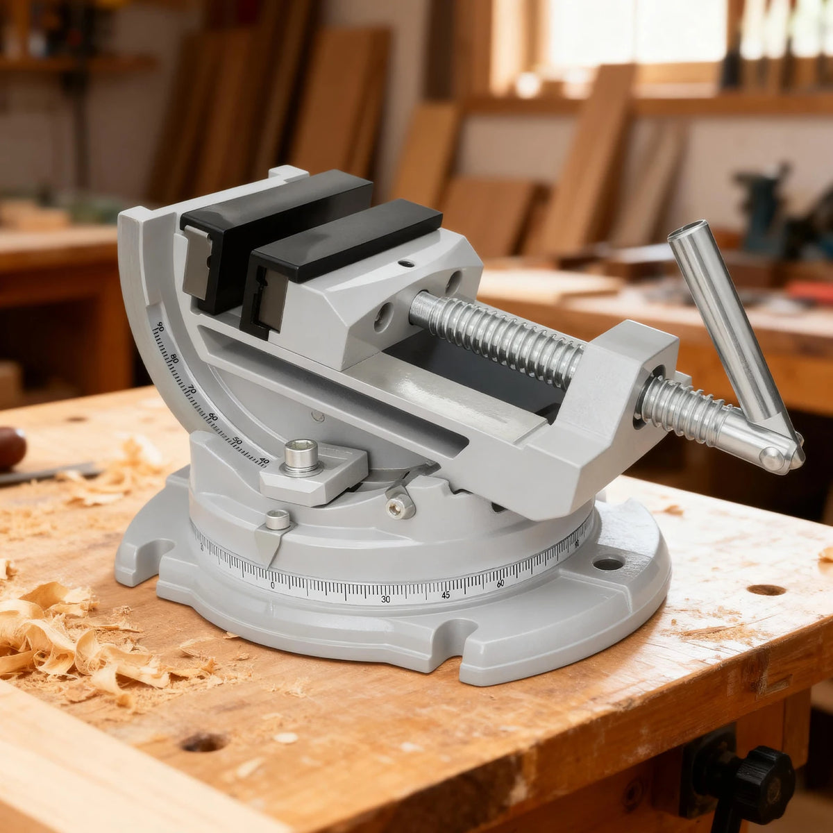 Allsome Multi Angle Bench Vise with Tilt and Swivel Base