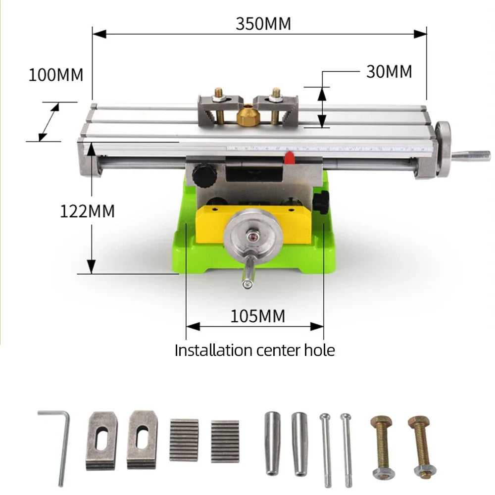 Allsome Compound Cross Slide Table for Milling and Drilling Bench Work